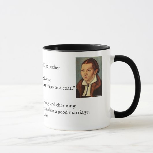 Mug Martin Luther et mariage de Katie Luther (Droite)