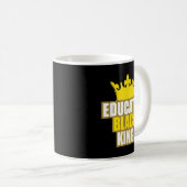 Mug Martin Luther King Jr. Day Educated Black King Shi (Devant droit)