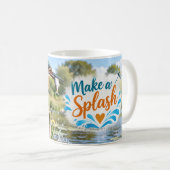 Mug Martin-pêcheur faisant des éclaboussures (Devant droit)