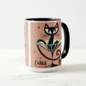 Mug Martini Black Cat Futuriste Atomique Espace (Devant droit)