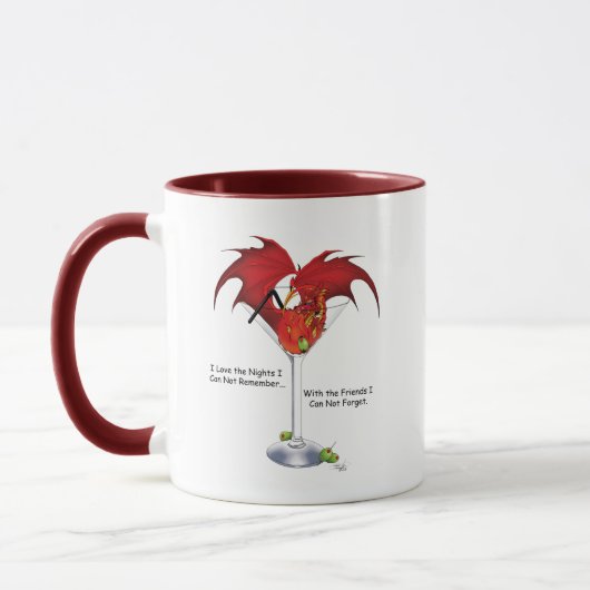 Mug Martini Imaginaire Red Dragon (Gauche)
