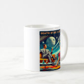 Mug Martini Space Affiches de voyage Death Star Cockta (Devant droit)