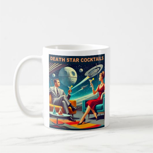 Mug Martini Space Affiches de voyage Death Star Cockta (Gauche)