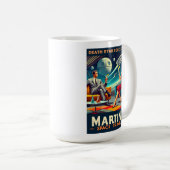 Mug Martini Space Affiches de voyage Death Star Cockta (Devant droit)