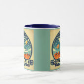 Mug Martini Space Travel 1957 New Worlds Logo (Centre)