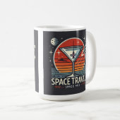 Mug Martini Space Travel 1957 Space Age Logo (Devant droit)