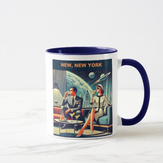 Mug Martini Space Travel Affiches New York (Droite)