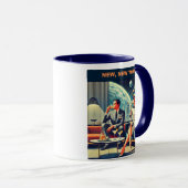 Mug Martini Space Travel Affiches New York (Devant droit)