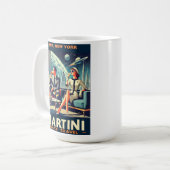 Mug Martini Space Travel Affiches New York (Devant gauche)