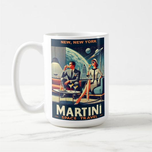 Mug Martini Space Travel Affiches New York (Gauche)