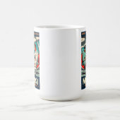 Mug Martini Space Travel Poster Films Sci-Fi Dans L'Es (Centre)