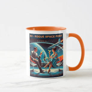 Mug Martini Space Travel Poster Rogue Space Port