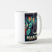 Mug Martini Space Travel Poster SP5 : Agence de Chat N (Devant droit)
