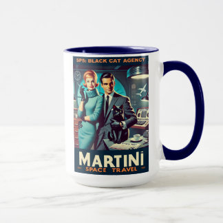 Mug Martini Space Travel Poster SP5 : Agence de Chat N
