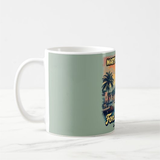Mug Martinique – Souvenir plage tropicale (Gauche)