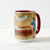 Mug Martyre du Saint-Laurent, avec deux religieuses (M (Devant droit)