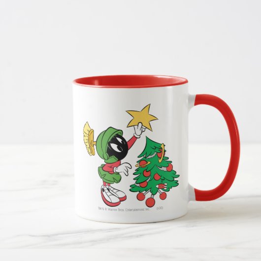 Mug MARVIN LE MARTIAN™ mettre l'étoile dans l'arbre (Droite)