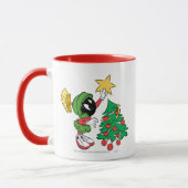 Mug MARVIN LE MARTIAN™ mettre l'étoile dans l'arbre (Gauche)