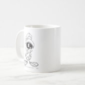 Mug MARVIN LE MARTIEN ™ Pensée (Devant gauche)
