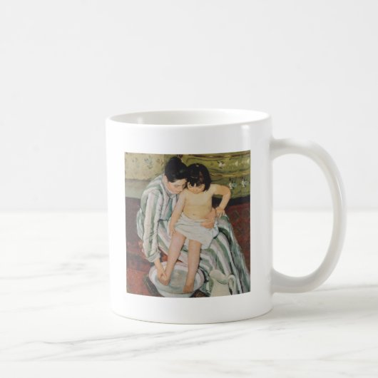 Mug Mary Cassatt Peinture sur le bain de l'enfant (Droite)