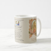 Mug Mary commémorative funèbre catholique religieuse (Devant droit)