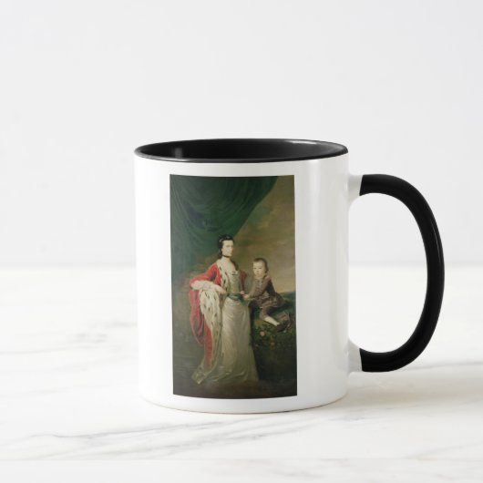 Mug Mary, comtesse de Shaftsbury et son fils (Droite)
