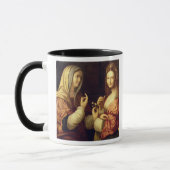 Mug Mary et Martha (huile sur le panneau) (Gauche)
