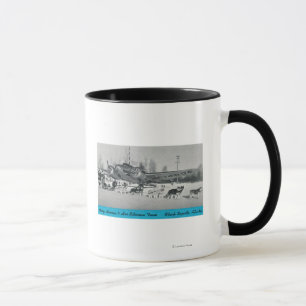 Mug Mary Hansen et Sibériennes avec l'avion