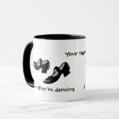 Mug Mary Janes que la danse chausse l'identification (Devant gauche)