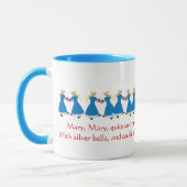 Mug Mary, Mary, tout à fait contraire -Nursery Rhyme M (Gauche)