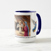 Mug Mary visits the empty tomb an sees an Angel. (Devant droit)