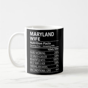 Mug Maryland Md Nutrition Fiches État Usa