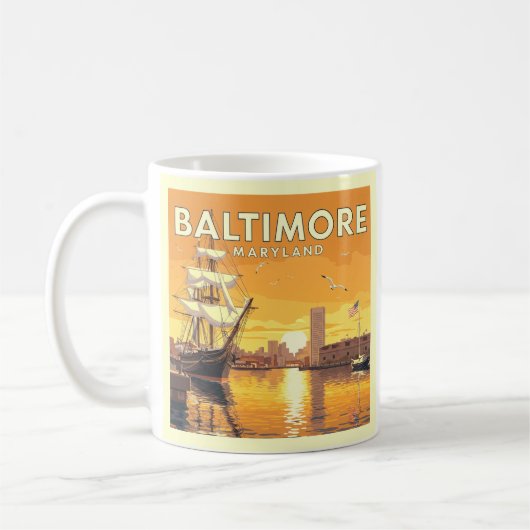 Mug Maryland vintage Baltimore (Gauche)