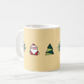 Mug Marzipan Origami Noël (Devant gauche)