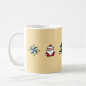 Mug Marzipan Origami Noël (Gauche)