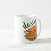 Mug Masala Dosas Cuisine indienne du Sud Cuisine Potat (Devant droit)