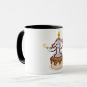 Mug Mascot Premier Anniversaire (Devant gauche)