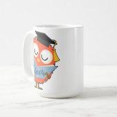 Mug Mascotte Chouette Fluffy Mignonne (Devant gauche)