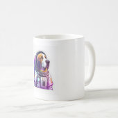 Mug Mascotte de chien Astronout (Devant droit)