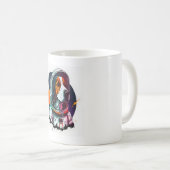Mug Mascotte de chien Astronout 3 (Devant droit)