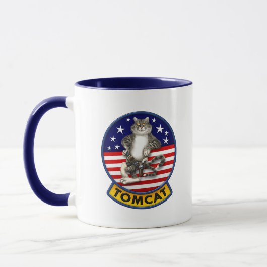 Mug Mascotte de F-14 Tomcat (Gauche)