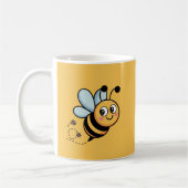 Mug Mascotte de l'abeille adaptée aux enfants avec une (Gauche)
