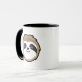 Mug Mascotte de paresse (Devant gauche)