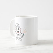 Mug Mascotte de sport ultime : bash le baseball (Devant gauche)