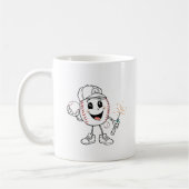 Mug Mascotte de sport ultime : bash le baseball (Gauche)