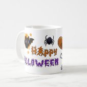Mug Mascotte fantôme occidentale de style cowboy 🤠 (Devant gauche)