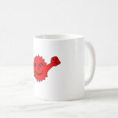 Mug Mascotte Soleil Rouge Joie (Devant droit)