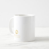 Mug Masculine Gold Personnalisé Groomsmen (Devant gauche)