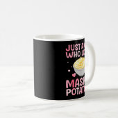 Mug Mashed Tato Art For Women Girls Thanksgiving Mashe (Devant droit)