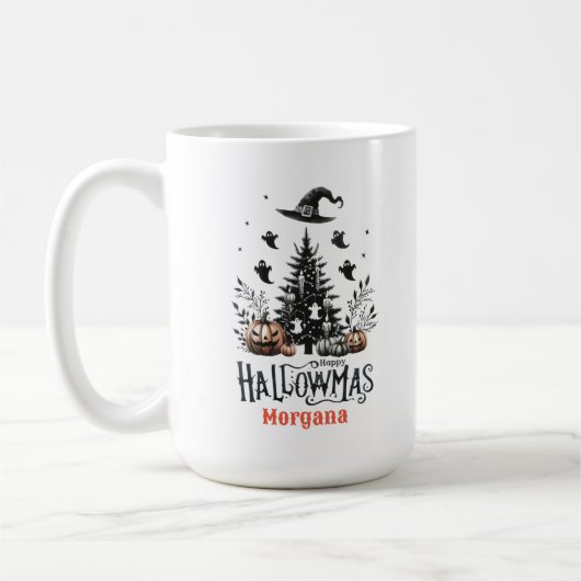 Mug Mashup de Noël d'Halloween (Gauche)
